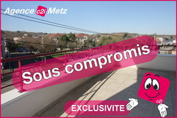 Appartement trois chambres avec terrasse à vendre à Woippy village avec l'Agence-c2i-Metz