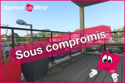 Appartement T2 avec terrasse à vendre à Woippy village avec Agence-c2i-Metz